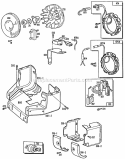 ShieldingAlternatorsElect Diagram and Parts List for 400707-0112-01  Briggs and Stratton Engine